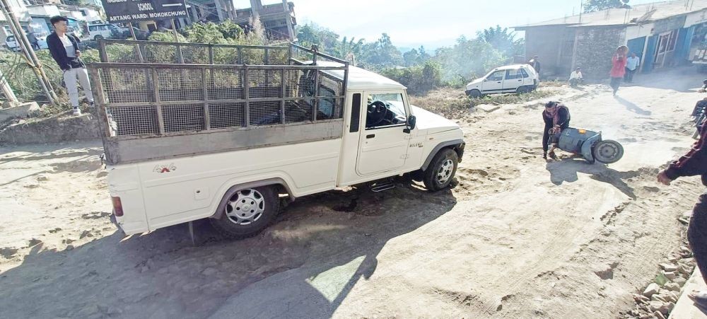 The road leading to the IMDH in Mokokchung has been an issue of discontent among the people of the town for quiet sometime now.